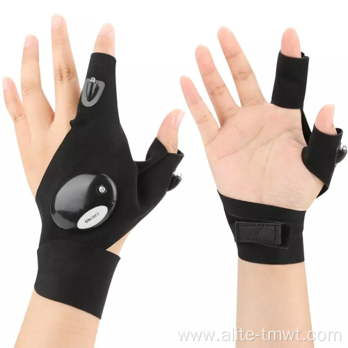 Water Proof Tool Outdoor Half-finger Gloves Light